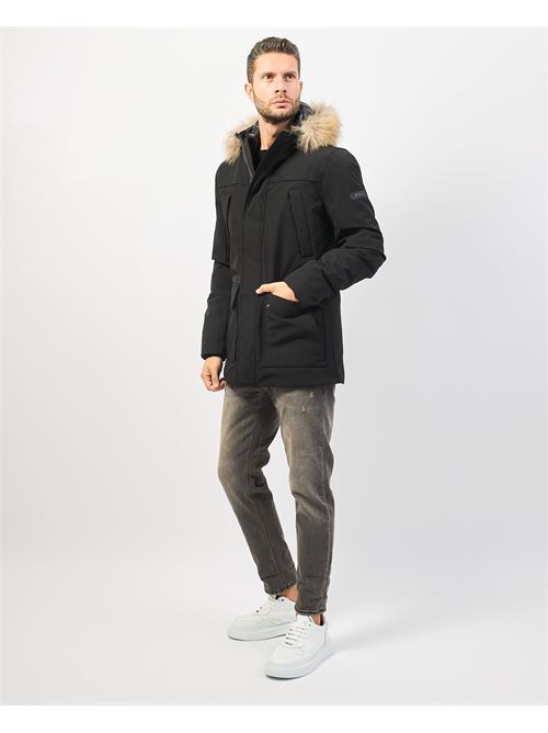 Parka homme Yes Zee avec capuche fourrure YES ZEE | O800-NU000801